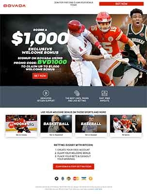 Bovada Sportsbook Screenshot